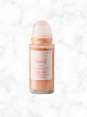 NWT | Nostalgia Shimmer Roll-On Illuminating Body Oil Soleil 1.7 oz